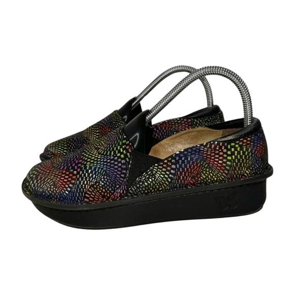 Alegria Debra Viewmaster Professional Multicolor Slip-On Nursing Clog Size 7 - Picture 4 of 8